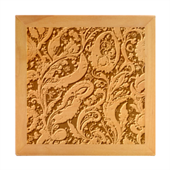 Seamless Pattern Paisley Decorative Wood Photo Frame Cube by Paksenen