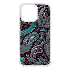 Seamless Pattern Paisley Decorative Iphone 13 Pro Tpu Uv Print Case by Paksenen