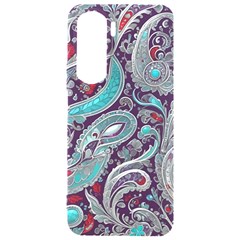 Seamless Pattern Paisley Decorative Samsung Galaxy S24 Plus 6 7 Inch Black Tpu Uv Case by Paksenen