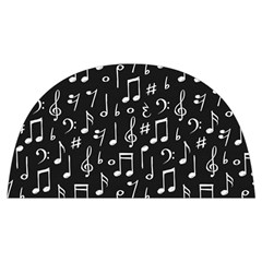 Chalk Music Notes Signs Seamless Pattern Anti Scalding Pot Cap by Ravend