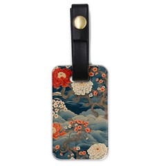 Seamless Pattern Chinoiserie Flowers Luggage Tag (one Side) by Paksenen