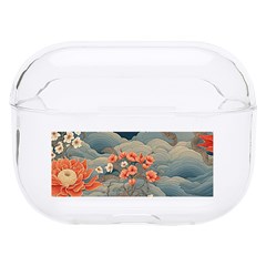 Seamless Pattern Chinoiserie Flowers Hard Pc Airpods Pro Case by Paksenen