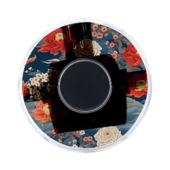 Seamless Pattern Chinoiserie Flowers On-the-go Memory Card Reader by Paksenen