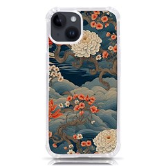 Seamless Pattern Chinoiserie Flowers Iphone 14 Tpu Uv Print Case by Paksenen