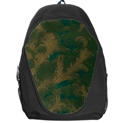 Seamless Pattern Pattern Leaves Backpack Bag