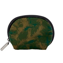 Seamless Pattern Pattern Leaves Accessory Pouch (Small)