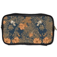 Seamless Pattern Patterns Leaves Vintage Toiletries Bag (two Sides)