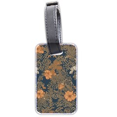 Seamless Pattern Patterns Leaves Vintage Luggage Tag (two Sides)