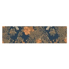 Seamless Pattern Patterns Leaves Vintage Oblong Satin Scarf (16  X 60 )