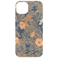 Seamless Pattern Patterns Leaves Vintage Iphone 15 Pro Black Uv Print Pc Hardshell Case