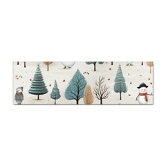 Snowman Snow Christmas Sticker (bumper)