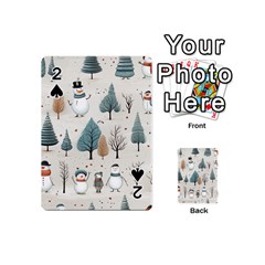 Snowman Snow Christmas Playing Cards 54 Designs (mini)