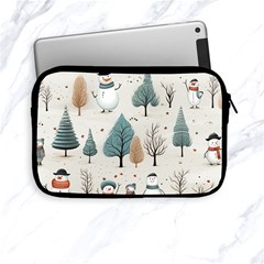 Snowman Snow Christmas Apple Ipad Mini Zipper Cases