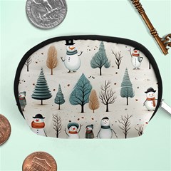 Snowman Snow Christmas Accessory Pouch (medium)