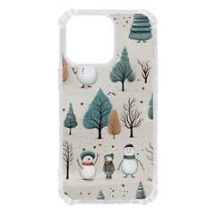 Snowman Snow Christmas Iphone 13 Pro Tpu Uv Print Case