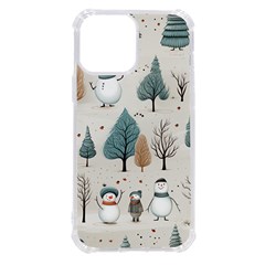 Snowman Snow Christmas Iphone 13 Pro Max Tpu Uv Print Case by Ravend