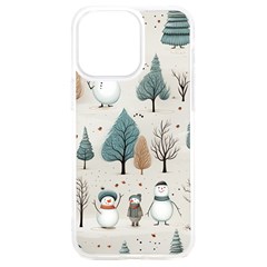 Snowman Snow Christmas Iphone 15 Plus Tpu Uv Print Case