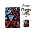 Fractal Triangle Geometric Abstract Pattern Playing Cards 54 Designs (Mini) Front - Club3