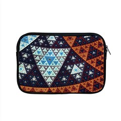 Fractal Triangle Geometric Abstract Pattern Apple Macbook Pro 15  Zipper Case by Cemarart