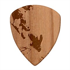 Digital Rebel  Wood Guitar Pick (set Of 10)