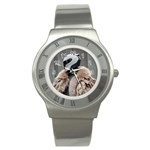 Digital Rebel 6 Stainless Steel Watch Front