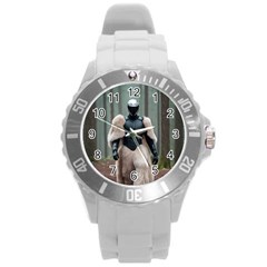 Digital Rebel (11) Round Plastic Sport Watch (l) by 1xmerch