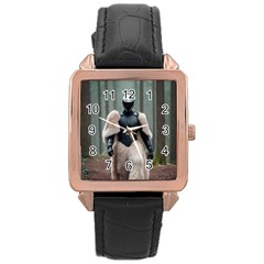 Digital Rebel (11) Rose Gold Leather Watch  by 1xmerch