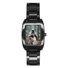 Digital Rebel (11) Stainless Steel Barrel Watch by 1xmerch