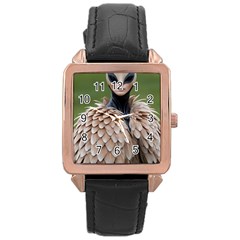 Digital Rebel (14) Rose Gold Leather Watch 