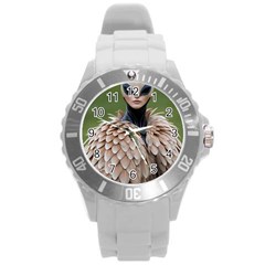 Digital Rebel (14) Round Plastic Sport Watch (l) by 1xmerch