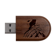 Digital Rebel (18) Wood Oval Usb Flash Drive by 1xmerch