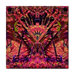 Trippy Garland Tile Coaster