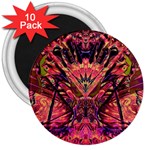 Trippy Garland 3  Magnets (10 pack)  Front