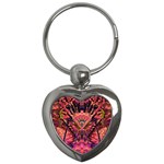 Trippy Garland Key Chain (Heart) Front