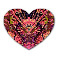 Trippy Garland Heart Mousepad