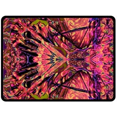 Trippy Garland Fleece Blanket (large)