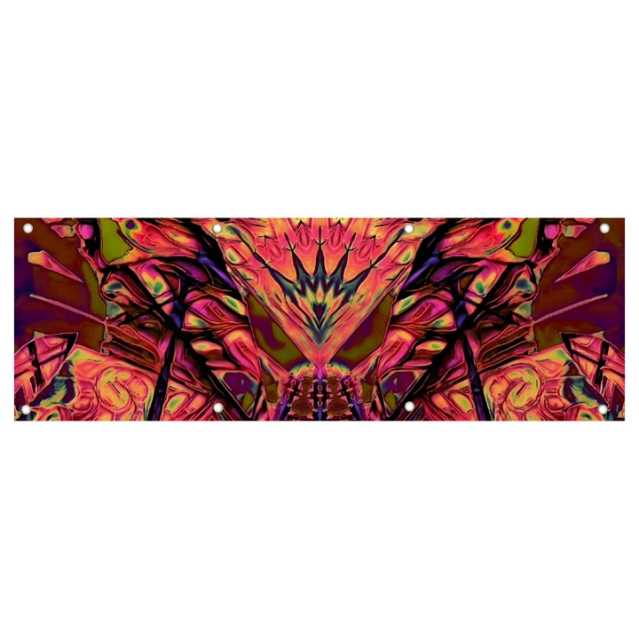 Trippy Garland Banner and Sign 9  x 3 