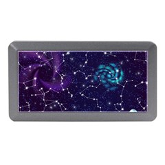 Realistic Night Sky Poster With Constellations Memory Card Reader (mini) by Ket1n9