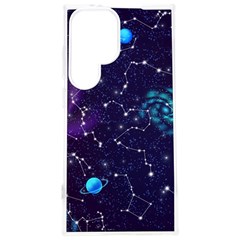 Realistic Night Sky Poster With Constellations Samsung Galaxy S24 Plus 6 7 Inch Tpu Uv Case