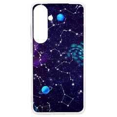 Realistic Night Sky Poster With Constellations Samsung Galaxy S24 Ultra 6 9 Inch Tpu Uv Case by Ket1n9