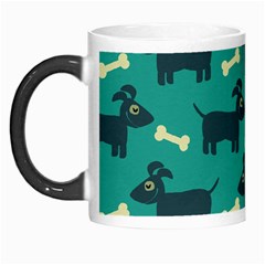 Happy Dogs Animals Pattern Morph Mug by Ket1n9