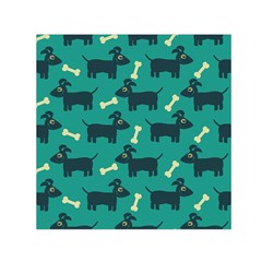 Happy Dogs Animals Pattern Square Satin Scarf (30  X 30 ) by Ket1n9