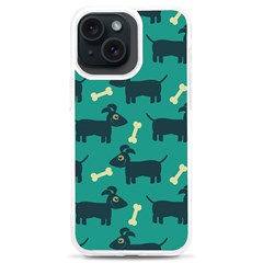 Happy Dogs Animals Pattern Iphone 15 Plus Tpu Uv Print Case by Ket1n9