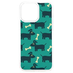 Happy Dogs Animals Pattern Iphone 15 Pro Max Tpu Uv Print Case