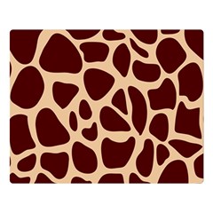 Animal Print Girraf Patterns Premium Plush Fleece Blanket (large)