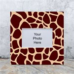 Animal Print Girraf Patterns White Box Photo Frame 4  x 6  Front