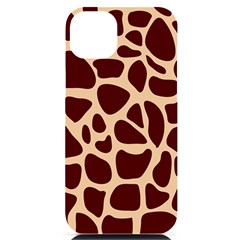 Animal Print Girraf Patterns Iphone 14 Plus Black Uv Print Case by Ket1n9