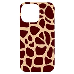 Animal Print Girraf Patterns Iphone 14 Pro Max Black Uv Print Case by Ket1n9