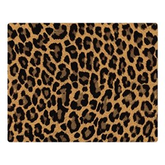 Tiger Skin Art Pattern Two Sides Premium Plush Fleece Blanket (large) by Ket1n9