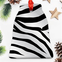 White Tiger Skin Bell Ornament (two Sides)